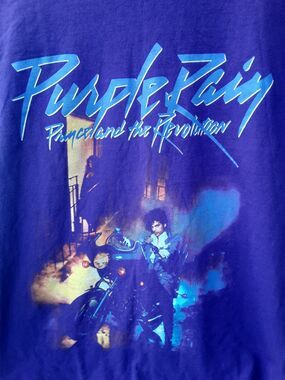 Prince and The Revolution Purple Rain T-Shirt Prince Estate Adult S